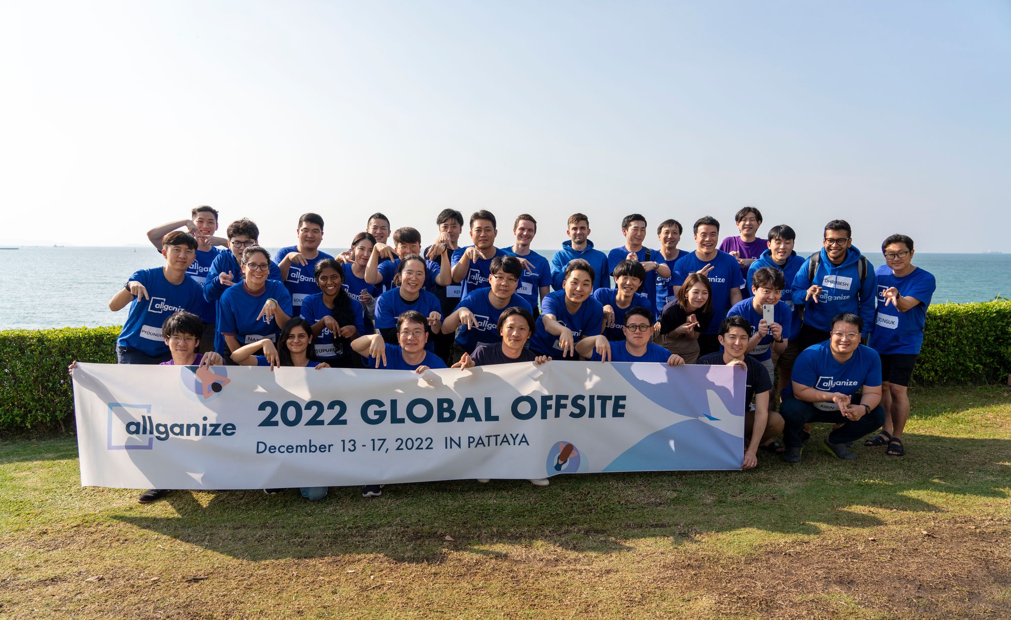 Allganize's First global off-site, 5-day event in Pattaya, Thailand