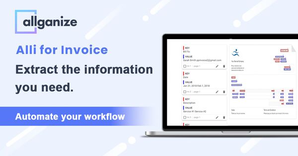 Allganize launches 'Alli for Invoice' service that automatically extracts the information you need from hundreds or tens of millions of unstructured bills.